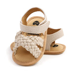 RVROVIC Baby Boys Girls Sandals Premium Soft Anti-Slip Rubber Sole Infant Summer Outdoor Shoes Toddler First Walkers(0-6 Months Infant,A5-Apricot)