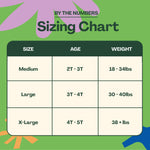 Hello Bello Premium Training Pants 2T-3T, All About Feelings Design, 24ct Jumbo Pack