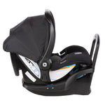 Diono LiteClik 30 R SafePlus Infant Car Seat and Base, Rear-Facing for Infants 4-30lbs, SafePlus Engineering, with Infant Insert, UPF 50+ Sunshade (Black)