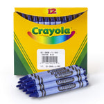 Crayola Crayons, Blue, Single Color Crayon Refill, 12 Count Bulk Crayons, School Supplies