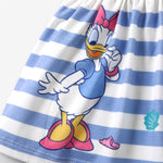 Disney Daisy Duck Baby Girl Dress Blue and White Striped Casual Sundress Sleeveless Summer Outfit Birthday Holiday Party Clothes Blue 3-6 Months