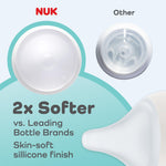 NUK Perfect Match Slow Flow Breast-Like, Anti-Colic Bottle, 5oz., 4 Pack, BPA Free