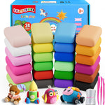ifergoo Air Dry Clay, 36 Colors Magic Foam DIY Molding Clay for Slime add ins & Slime Supplies, Easy to use, Great Gift for Kids