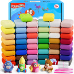 ifergoo Air Dry Clay, 36 Colors Magic Foam DIY Molding Clay for Slime add ins & Slime Supplies, Easy to use, Great Gift for Kids