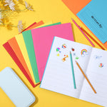Henoyso 6 Pcs Primary Composition Notebook K-2 Primary Journal, Notebook for Kids Supplies, Bulk Blank Writing Book for Kid to Write Draw Journal 60 Page (9.8″ X 7.5″,Colorful)