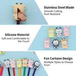 OT-NVWOZR Cute Pencil Sharpener for Kids, Cartoon Manual Pencil Sharpeners Bulk for Classroom, Kawaii Handheld Pencil Sharpener for Home Office School Supplies Stationary Gifts (6)