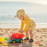 Lefyira Baby Boys Girls Swimsuit Bee Outfit Zipper Bathing Suit Rash Guard Long Sleeve Swimwear Striped Summer Clothes (15 Yellow, 18-24 Months)