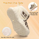 QFH Baby Winter Shoes Infant Shoes Infant Boot Boy Boot Baby Winter Snow Boots Leopard 2.5-3 Years Toddler
