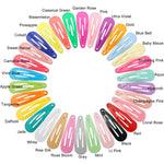 Babymatch Baby Barrettes Hair Clips: 1.2 inch (3cm) Small Mini Snap for Toddler Little Girls Kids 150pcs (30 colors)