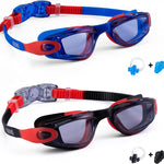 Aegend Kids Swim Goggles, Pack of 2 Swimming Goggles for Children Boys & Girls Age 3-14