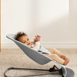 BabyBjörn Bouncer Bliss, Woven Mélange, Light Grey