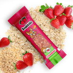 Snakkidz Organic Strawberry Chewy Granola Bar, 15 Count, Nut and Allergen Free, Low Sugar, Made with Avocado Oil
