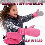 LPMOERA Toddler Mittens Waterproof Kids Winter Ski Gloves Baby Mittens for Boys Girls