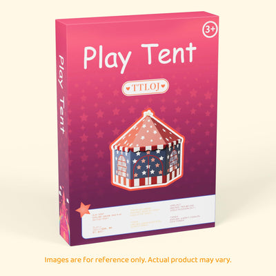 Large Girls Play Tent Princess, Boys Castle Kids Playhouse Indoor Outdoor Toddler Teepee | American Style Design, Age 3-8| Detailed Instructions| Colorful Package| Christmas Birthday Gift red