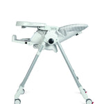 Peg Perego Prima Pappa Zero 3 - High Chair - for Children Newborn to 3 Years of Age - Made in Italy - Gold (White & Gold)