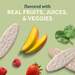 Gerber Snacks for Baby Teethers, Banana Peach, Gentle Teething Wafers, Flavored with Real Fruits & No Artificial Flavors, 12 Individually Wrapped 2 Packs/Box (Pack of 2 Boxes)