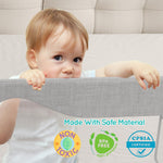 Updated King Size Bed Rail for Toddlers: 3-Side Protection Bedrail with Headbroad for King Bed - Extral Tall Adjustable Child Safety Side Railing Guards for Infants Kids Child(78.7x78.7X 74.8”)