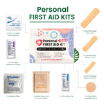 First Aid Emergency Medical Kit Mini and Travel Size - | Great for Kids, Schools, Business, Hiking, Camping | Wound Care Products (Abstract) (1)