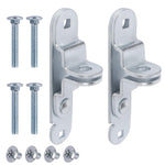 GDW Cargo Trailer Door Latch Hasp Keeper for Ramp Padlock Race Bar Lock Handle Enclosed Car Hauler (‎Trailer Door Hasp 2pack +Screws 4+Nuts 4)