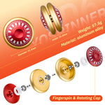 MAGICYOYO D6 Multifunctional Looping Yoyo for Kids 8-12, Responsive Yoyo with Multiple Play Ways, Beginner Yo-yo with Fingerspin Function, 2A Trick Yo Yo for Kids, Adults ( Golden with Red Cap)