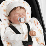 TANOFAR Infant Car Seat Head Support, Soft Baby Carseat Head & Body Support, Rainbow Baby Car Seat Insert Cushion for Newborn Boys