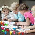 Fancy Land Flower Stamps Self Inking Spring Stampers for Kids Party Supplies Easter Basket Fillers School Classroom Students Reward Favors 12Pcs