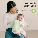 KeaBabies Cotton Muslin Burp Cloths Baby Boy, Girl - 5-Pack Soft & Absorbent Burping Cloth for Babies, Large Baby Towels & Washcloths for Newborn, Spit Up Rags, No Shrink, 20x10 (Bloom)