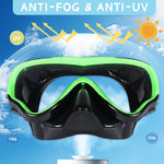 Water Space Kids Swimming Goggles Swim Googles for Kids Toddler Girls Boys Youth 6-14 3-6 4-7, Swimming Goggles with Nose Cover Anti Fog 180°Clear Snorkel Mask No Leaking Pool Underwater Swim Goggles
