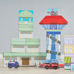 Melissa & Doug PAW Patrol Jumbo Cardboard Blocks (41 Pieces) PAW Patrol Houses Stackable Blocks for Ages 2+