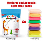 ifergoo Modeling Clay, 24/36 Colors Air Dry Clay Best Gift for Kids, Super Light Magic Clay with Sculpting Tools and Project, No-Sticky and Non-Toxic (White Color)