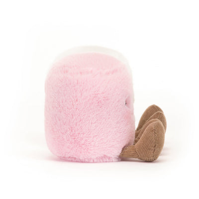 Jellycat Amuseables Pink and White Marshmallows Stuffed Toy, 3.5 inches | Food Plush | Fun Gift Idea