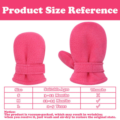 Sarfel Baby Gloves 12-18 Months Toddler Mittens for Baby Girls Baby Winter Mittens Toddler Gloves 18 Months Toddlers Snow Glove