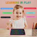 Yidedraw 6 Pack LCD Writing Tablet for Kids Toys 8.5 Inch Colorful Doodle Board Bulk, Eye-Protection Drawing Pad Toddler Travel Essentials Toys for 3-8 Year Old Boys Girls, Birthday Xmas Gifts
