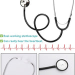 ICECUTE Doctor Costume for Kids Scrubs with Accessories,7Pcs Toddler Halloween Costume for Boy Girls,3-11 Years