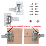 Garage Door Lock Kit with Spring Latch （Including All Hardware） Garage Door Lock Set Fits 1-3/8" Through 2" Thick Doors(Random Keyed) for Single/Double max Width to 18ft