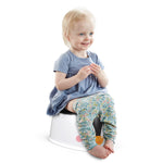 Fisher-Price™ Toddler Toilet Penguin Potty Training Seat, Portable Chair with Handles for Kids and Removable Bowl