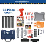 MUGEYMYD Kids Tool Bench Set with Electric Drill and Realistic Tool, Pretend Play Construction Workbench Toys for Toddlers, Build a Kids Tool Workshop Set for Boys and Girls, Ages 3-8.