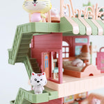 nunukids Doll House for 3Y+ Accessories and Furniture Vibrant Playhouse for Kids 4-8 Dollhouse Furniture Set 29pcs Pretend Play Furniture Toys for Boys Girls Toddlers