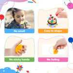 Air Dry Clay 56 Colors, Modeling Clay for Kids, DIY Model Magic Clay, Molding Clay Kit with Sculpting Tools, Non-Sticky Soft and Super Light, Arts and Crafts Gift for Boys Girls Kids.