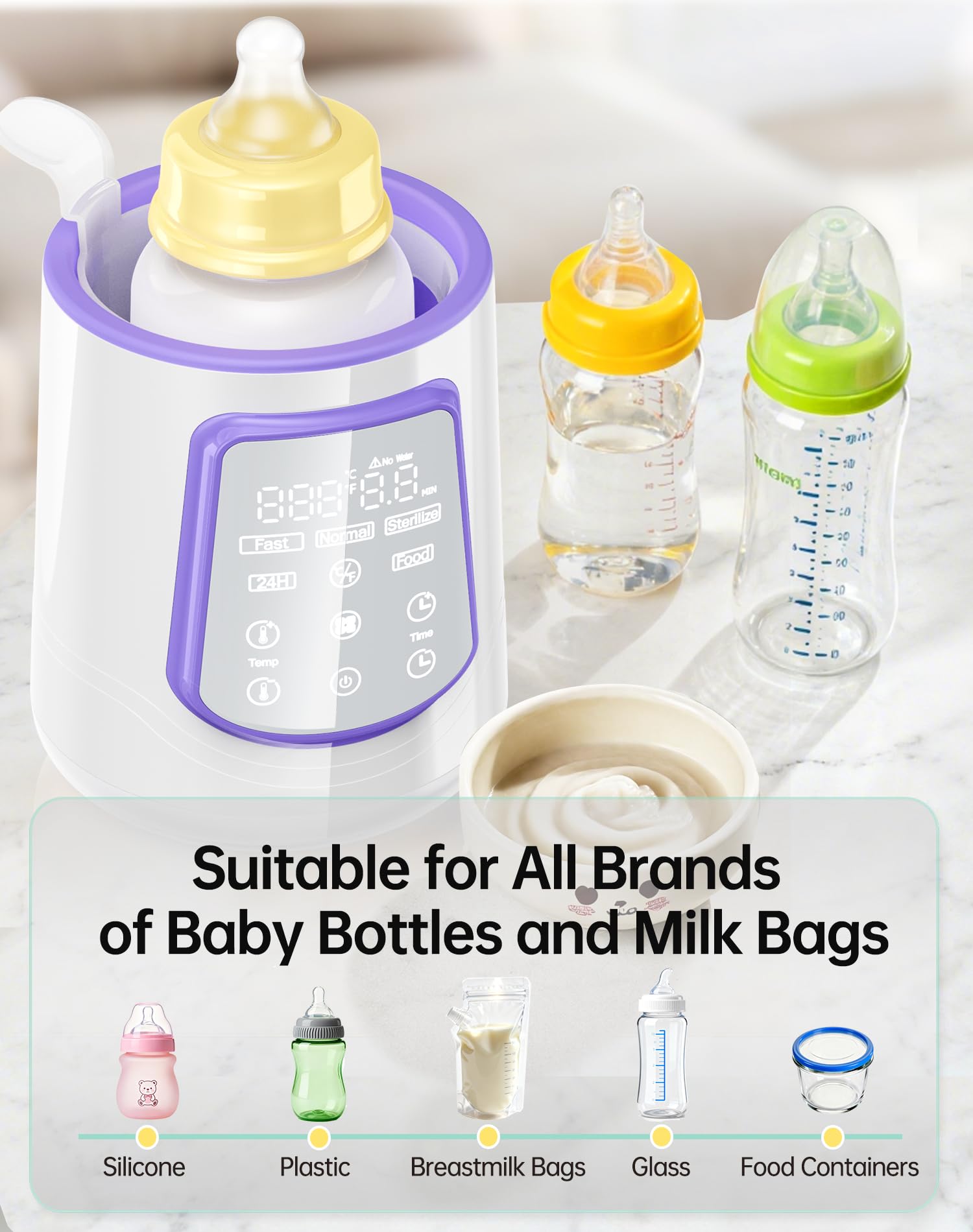 Fast Baby Bottle Warmer for Breastmilk, Smart 12 - Bottle Warmers ...