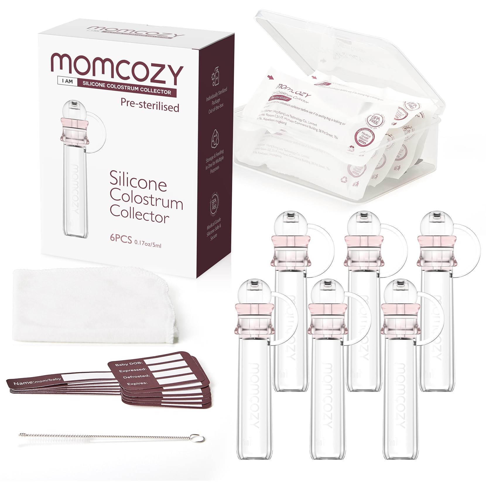 Container Colostrum Storage Momcozy Colostrum Collector Reusable Breast Milk Collector with ...