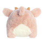 Aurora® Festive Spudsters™ Pinkee Reindeer™ Stuffed Animal - Round Shape Makes for Comforting Cuddles - Perfect for Holiday Decorations or Gifts - Pink 11.5 Inches