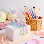Calsgkspray Gel Pen Pendant Pen Cute Drifting Bottle Bear Pendant Gel Pen Stationery Sweet Lovely Erasable Pens School Office Supplies Rollerball Pens(bear random 1pc)