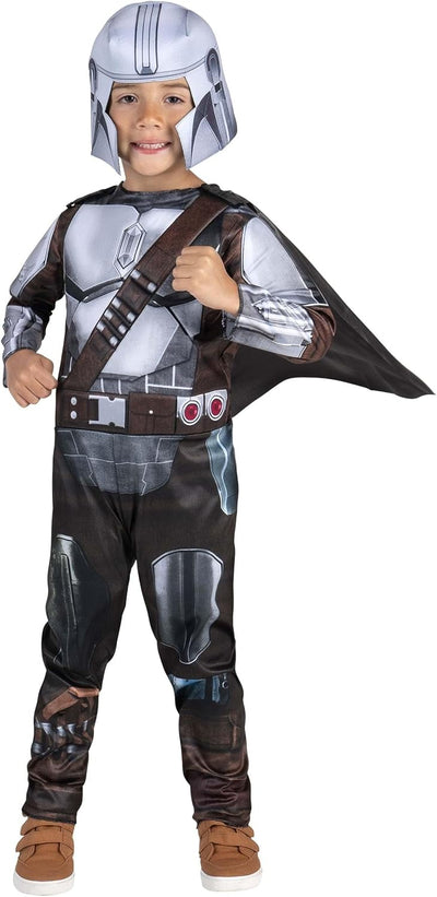 STAR WARS Toddler Mandalorian Costume, Boys Halloween Costume, 3T-4T - Officially Licensed