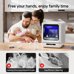 VBSUTO Baby Bottle Washer Pro,All-in-One Bottle Washer and Sterilizer and Dryer,Cleans 6 Baby Bottles Simultaneously,Baby Bottle Washer for Bottles, Pump Parts & Baby Essentials