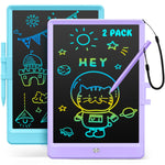 Kidopire LCD Writing Tablet, 2Pack Reusable Drawing Pad for Kids, Colorful Doodle Board Kid Drawing Tablet, Educational Toddler Girl Toys, Birthday Gift Ideas for 3 4 5 6 7 8 Year Old Kids