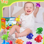 Number Dinosaur Toys for Kids 3-5, Montessori Educational Toys for 3 4 5 Year Old Boy Girl Gifts, Preschool Learning Activities Toddler Dino Toy, Double Sided Dinosaurs Numbers Matching Game