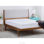 Linenspa Mattress Protector Full - Five Sided Full Mattress Protector Waterproof Mattress Cover – Soft Breathable Bed Protector - Fitted Sheet Style - Deep Pocket Up to 14”