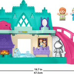 Fisher-Price Disney Frozen Arendelle Castle Playset with Lights & Sounds Little People, 2 Character Figures, Toddler Toys