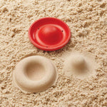 PlanToys® Creative Sand Play Wooden Montessori Outdoor Sensory and Imagination Toy | Tactile Exploration, Coordination and Open Ended Creative Play | Eco Friendly Sand Molds Set